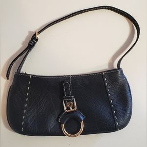 Dolce & Gabanna Leather Mini Baguette Handbag